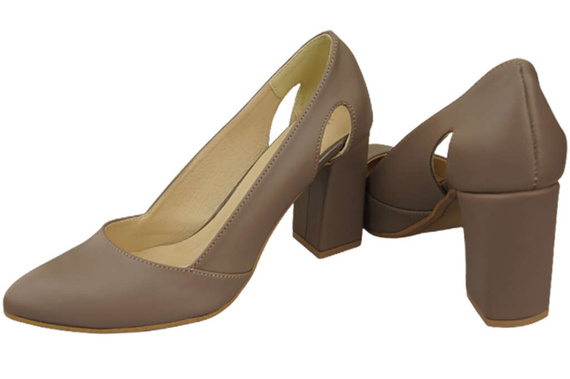 Women's shoes Pumps Natural leather 184 ElitaBut