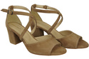 Women's shoes Sandals natural leather Suede 111 ElitaBut