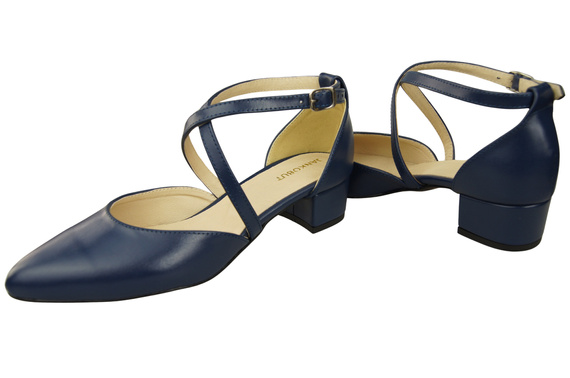 Women’s Leather Sandals with Straps Low Heel 223 ElitaBut