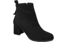 Women’s ankle boots in genuine suede leather, stable block heel, with zipper – 224 ElitaBut