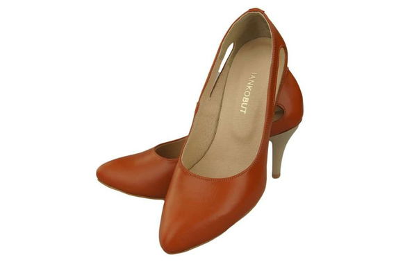 Women's shoes Pumps Natural leather 166 ElitaBut
