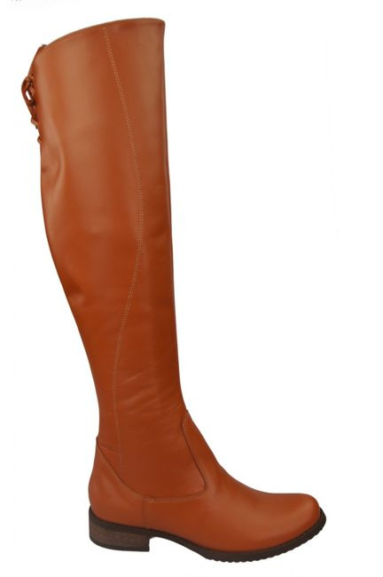 Shoes Boots Women Boots Over the knee boots Over the knee Natural Leather 121 ElitaBut