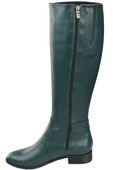 Women’s  leather boots, lined officer boots, flat 225 ElitaBut