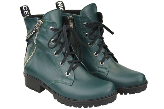 Footwear Boots Women's boots with the inscription NICE Natural Leather 173 L ElitaBut