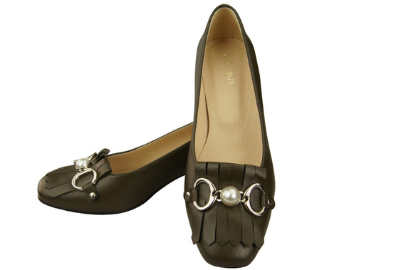 Women's shoes Pumps Natural leather 195 ElitaBut