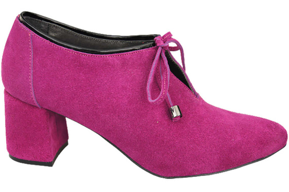 Women's shoes Low shoes Natural leather velor 183 ElitaBut