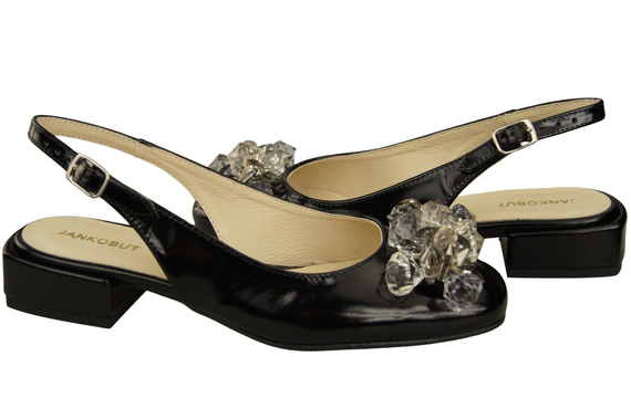 Women's Shoes Sandals with Crystals Natural Leather 215 ElitaBut