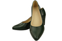 Classic Smooth Pumps Shoes Women's Black Natural Leather 213 ElitaBut