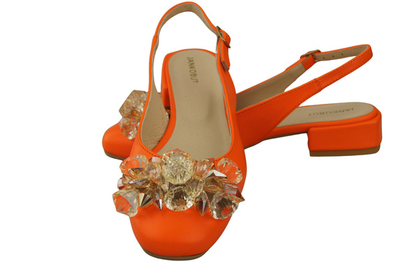 Women's Shoes Sandals with Crystals Natural Leather 215 ElitaBut