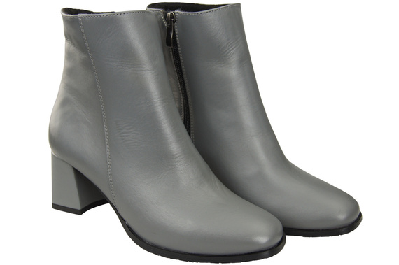 Women's Black Winter Ankle Boots Genuine Leather 214 From ElitaBut