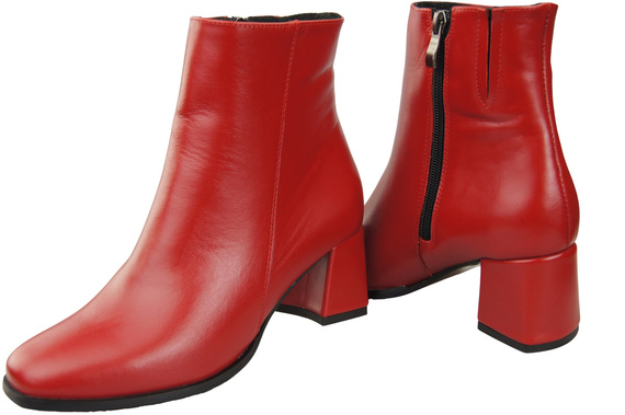 Women's Black Winter Ankle Boots Genuine Leather 214 From ElitaBut