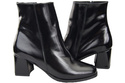 Women's Black Winter Ankle Boots Genuine Leather 214 From ElitaBut