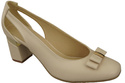 Shoes Women's pumps in Natural Leather with Decorative Heel 199 ElitaBut