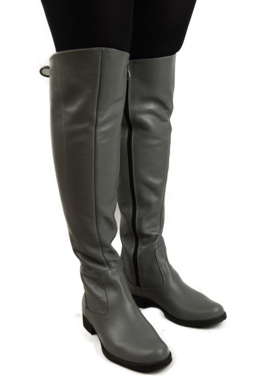 Shoes Boots Women Boots Over the knee boots Over the knee Natural Leather 121 ElitaBut