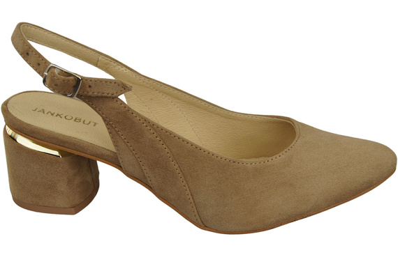 Women's Sandals in Natural Suede Leather - Elegance and Comfort 196 Z ElitaBut