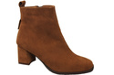 Women’s ankle boots in genuine suede leather, stable block heel, with zipper – 224 ElitaBut