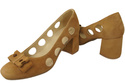 Women's shoes Pumps Natural leather suede 182 ElitaBut