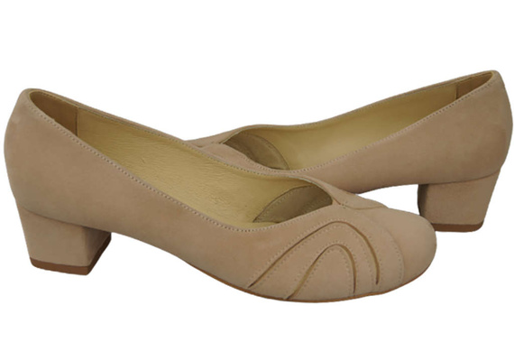 Women's shoes Suede leather pumps 786 Z ElitaBut