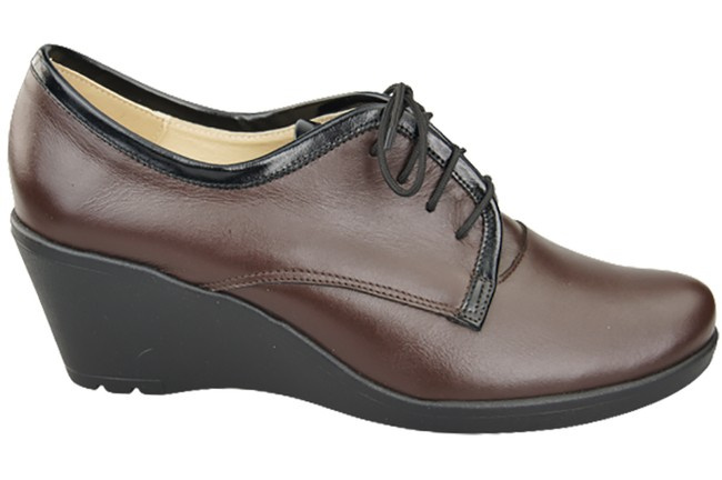 Shoes Women's Brogues On Wedge Natural leather 181 ElitaBut