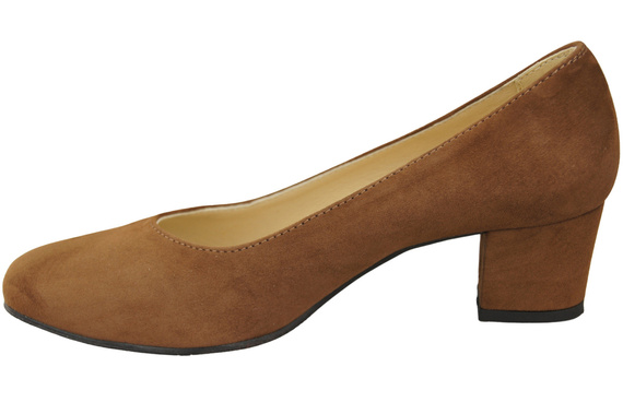 Comfortable Women's Shoes Pumps Natural Suede Leather 172 Z ElitaBut