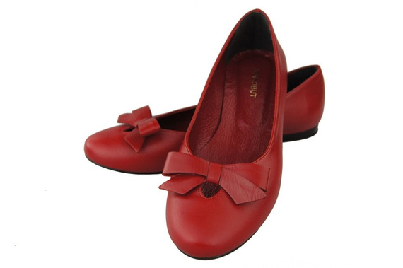Shoes Ballerinas Women's natural leather 998 ElitaBut