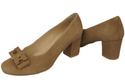 Women's shoes Pumps Natural leather suede 163 ElitaBut