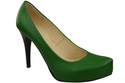 Obuwie Damskie Zielone Czółenka Szpilki skóra naturalna 205 ElitaBut