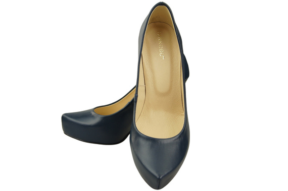 Women's shoes Pumps High heels natural leather 205 ElitaBut