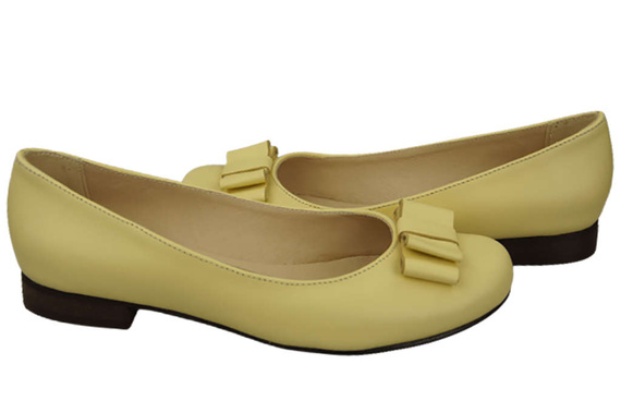 Women's Ballerinas Shoes Natural Leather 702 ElitaBut