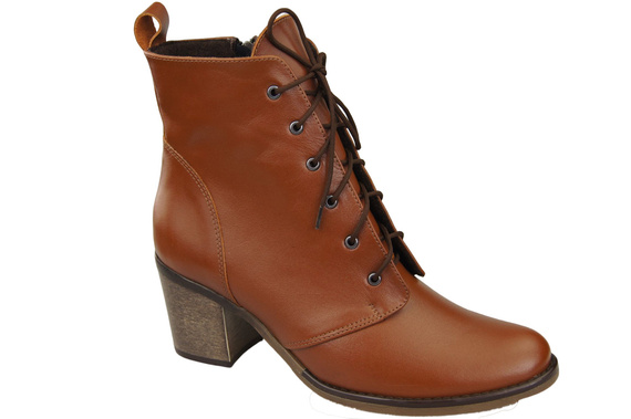 Shoes Boots for women Lace-up Winter natural leather 188 Z ElitaBut