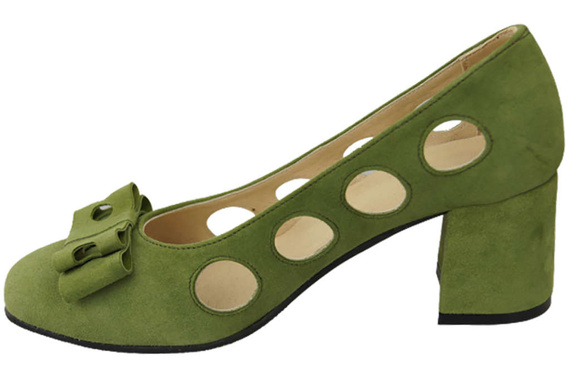 Women's shoes Pumps Natural leather suede 182 ElitaBut