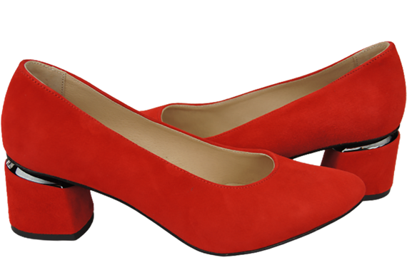 Women's footwear Women's pumps Suede leather 143 ElitaBut