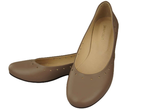 Women's Shoes Comfortable Ballerinas Natural Leather 162 ElitaBut