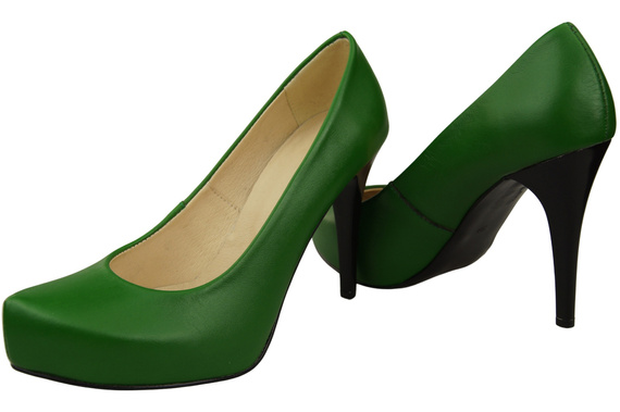 Women's shoes Pumps High heels natural leather 205 ElitaBut