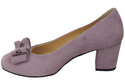 Women's shoes Pumps Natural leather suede 163 ElitaBut