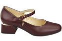 Women's shoes Pumps with a strap, natural leather 202 ElitaBut