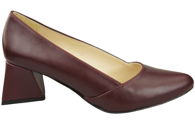 Women’s  Pumps Genuine Leather Pointed Toe Heel ElitaBut 221