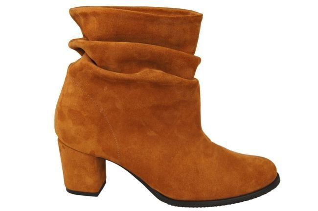 Obuwie Damskie Botki skóra naturalna Rude 986 ElitaBut