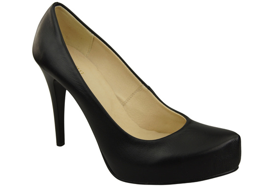 Women's shoes Pumps High heels natural leather 205 ElitaBut