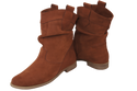 Shoes Women's boots Saszki Winter natural leather velor 117 Z ElitaBut