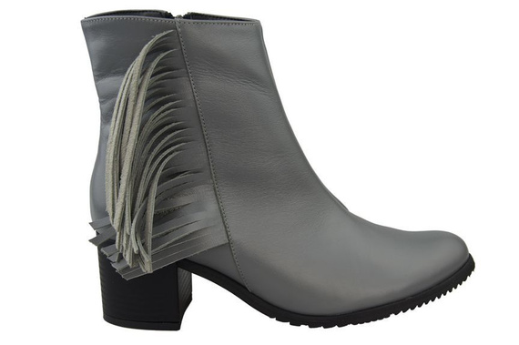 Obuwie Botki Damskie skóra naturalna 935