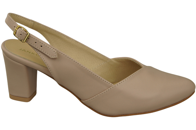 Women's Shoes High Heel Sandals Natural Leather 217 ElitaBut