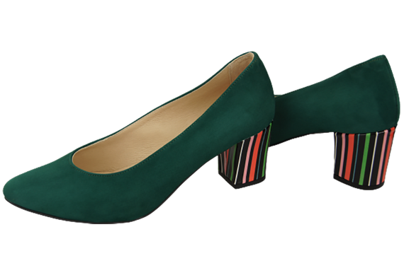 Women's footwear Women's pumps Suede leather 158 Z ElitaBut