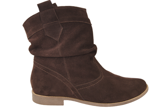Shoes Women's boots Saszki Winter natural leather velor 117 Z ElitaBut