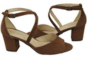 Women's shoes Sandals natural leather Suede 111 ElitaBut
