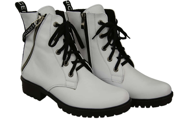 Footwear Boots Women's boots with the inscription NICE Natural Leather 173 Z ElitaBut