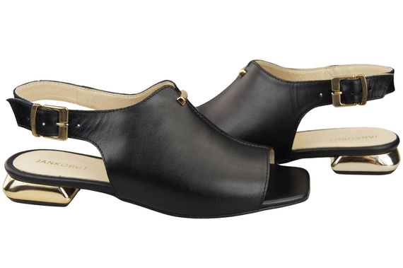 Comfortable Women's Shoes Sandals Flat Gold Heel Natural Leather 207 ElitaBut