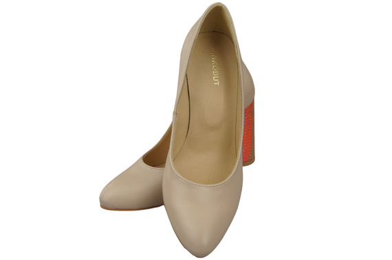 Women's shoes Pumps Natural leather 194 ElitaBut