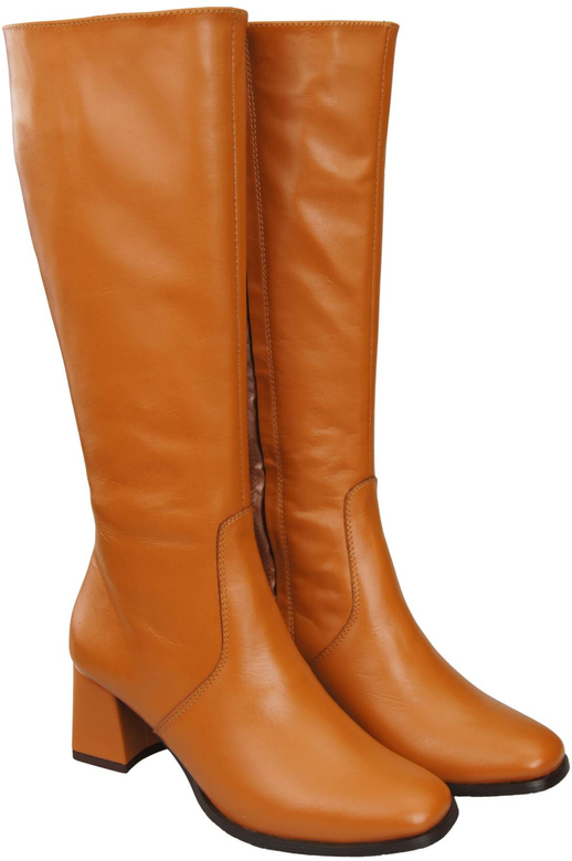 Comfortable Footwear Women's Boots Low Heel Natural Leather 212 ElitaBut