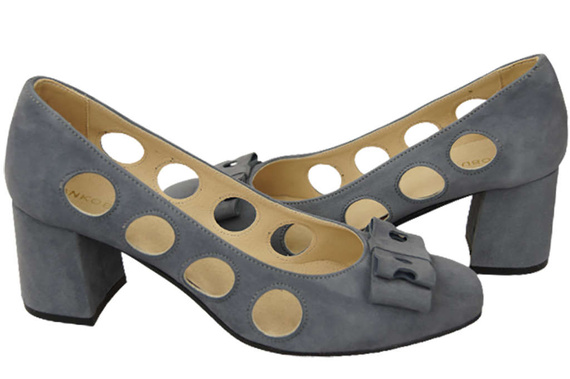 Women's shoes Pumps Natural leather suede 182 ElitaBut